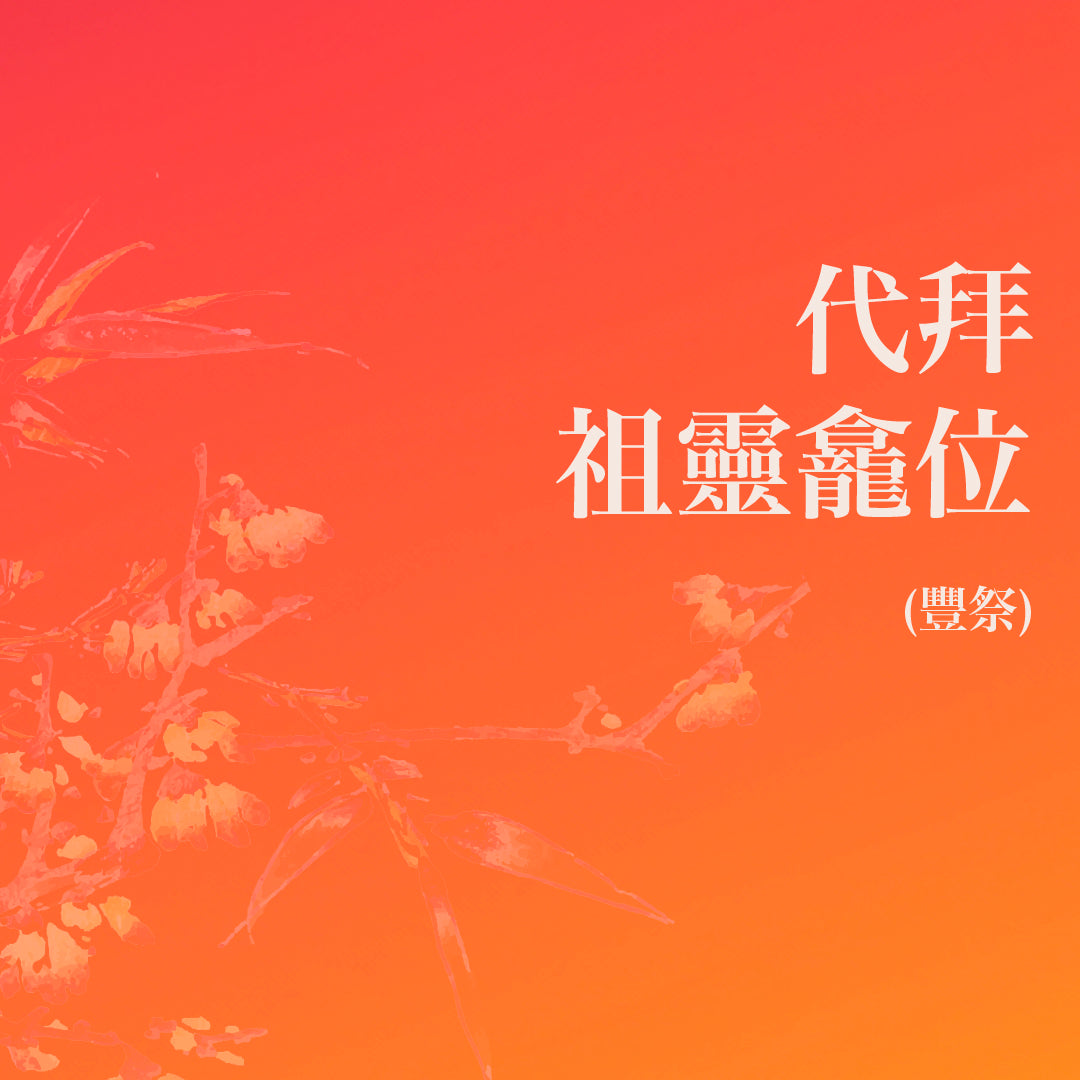 祖靈龕位代拜 (豐祭)